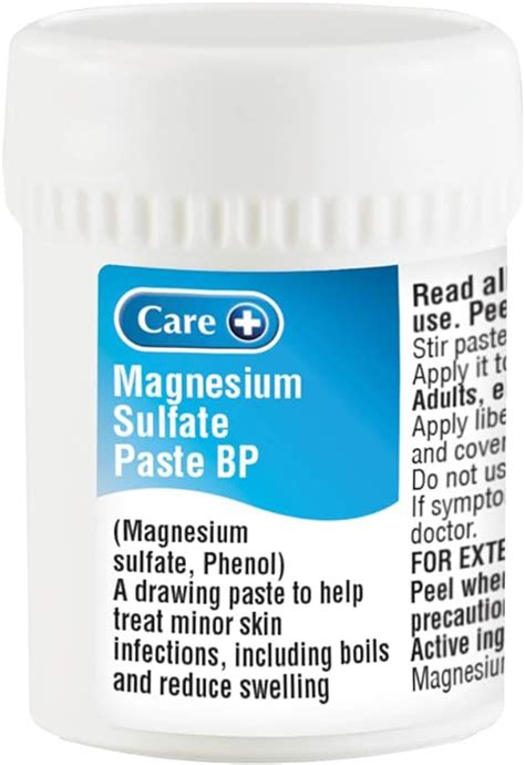 blackjack drawing ointment|magnesium sulphate drawing paste.